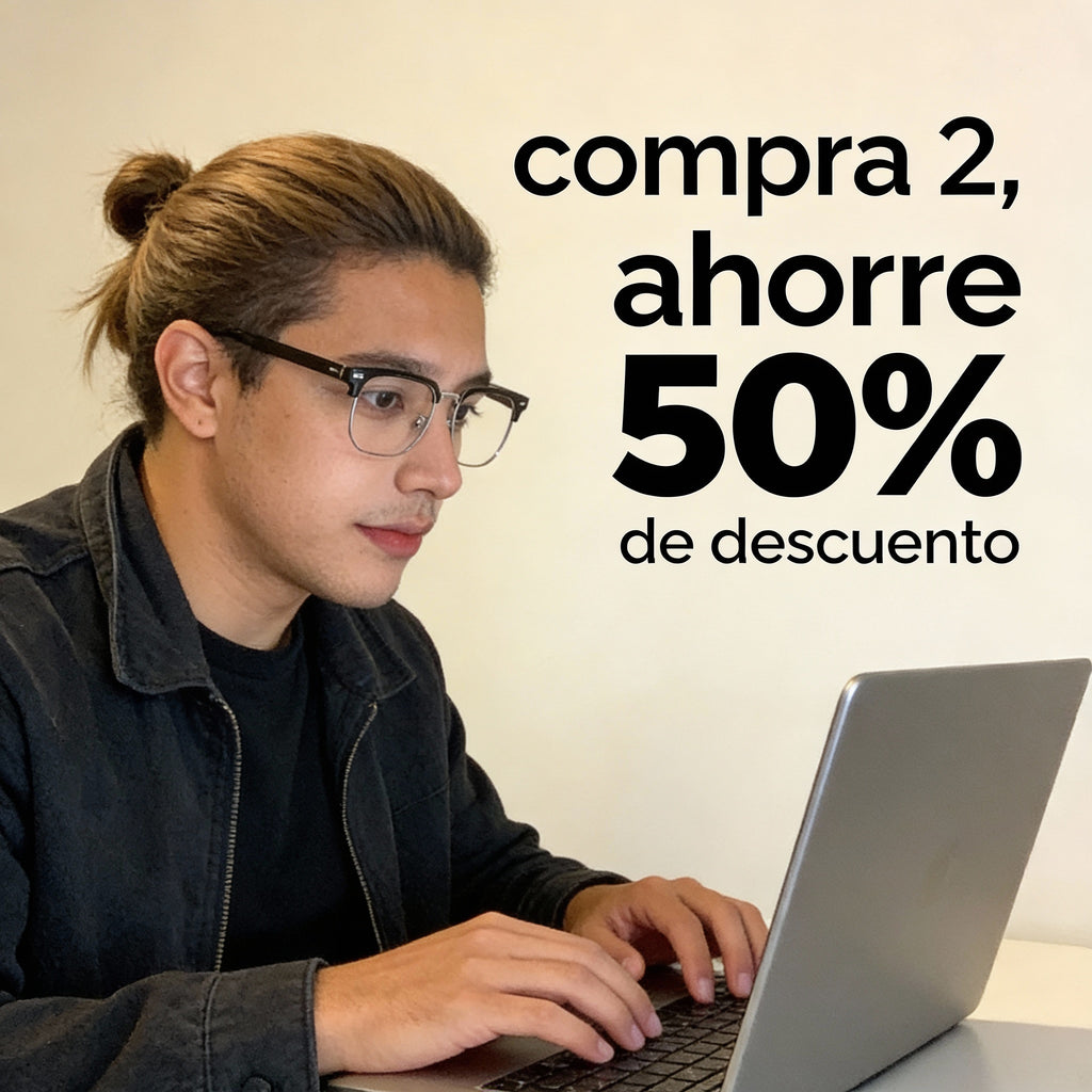 2×1 Vintage Gafas de lectura y anti luz azul