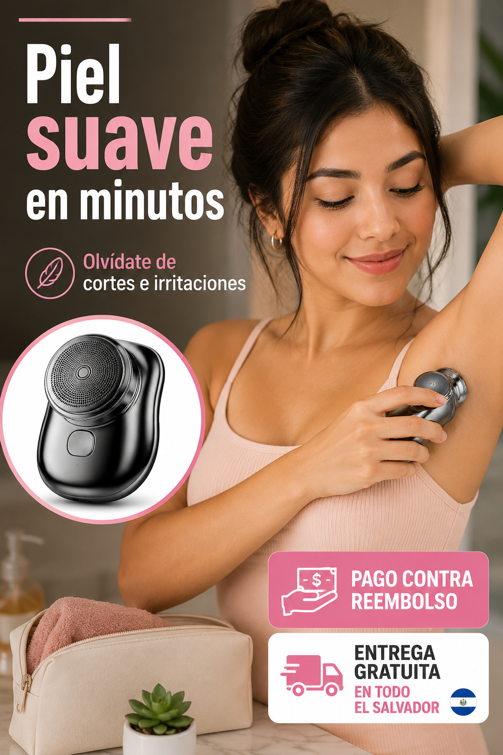Afeitadora portatil para él y para ella