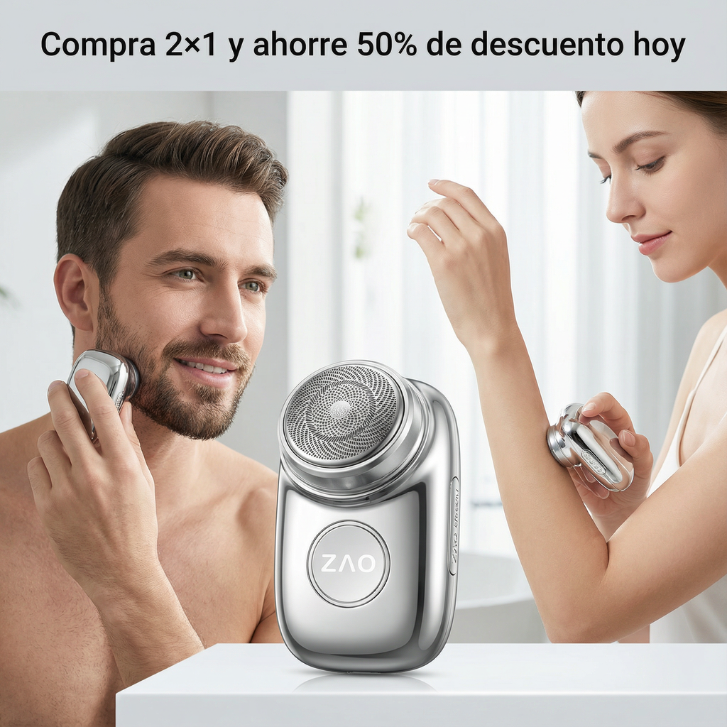 2×1 Afeitadora para él y para ella