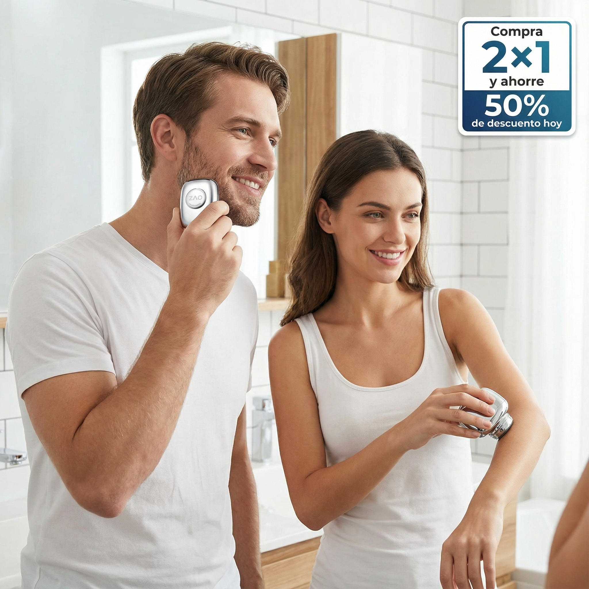 2×1 Afeitadora para él y para ella